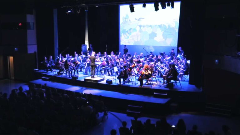 Spectacle de l’orchestre 2e cycle de l’Académie musicale d’Evian 2018 "Le loup en slip"